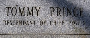Tommy Prince Monument inscription B